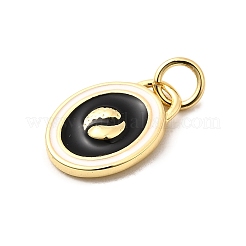 Charms smalto ottone&nbsp;KK-A268-09G-02