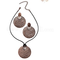 Ensembles de colliers et boucles d'oreilles pendantes en alliage&nbsp;FS-WG9A4BF-01