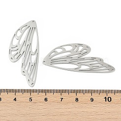 Ciondoli in acciaio inox 304&nbsp;LS-STAS-WH0033-06P