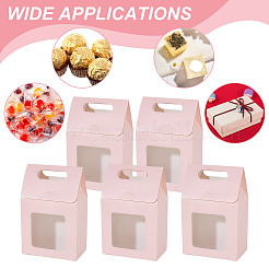 Sacchetti regalo rettangolari in carta con finestra&nbsp;CON-WH0088-85B