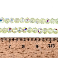 Chapelets de perles en verre transparente  &nbsp;EGLA-N016-4mm-07