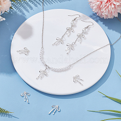 5 paio di pendenti in ottone con micro pavé di zirconi cubici trasparenti&nbsp;FIND-BC0013-49