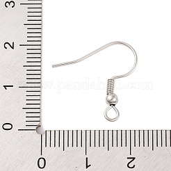 Anlaufgeschützte OhrringbeZubehör Originalfarbe 304 Edelstahl Ohrringhaken&nbsp;X-STAS-H011