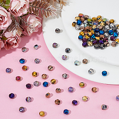 110 pièces 11 couleurs galvanoplastie perles de verre&nbsp;GLAA-AR0001-75