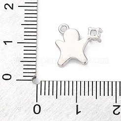 Crémaillère en laiton avec pendentifs en zircone cubique&nbsp;KK-Q010-13P