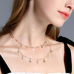 2 Stil handgefertigte Messing-Kabelketten & Stangengliederketten&nbsp;CHC-KS0001-01