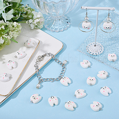 30pcs pendentifs en résine opaque&nbsp;RESI-SC0006-85
