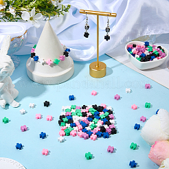 240 Stück 6 Farben handgefertigte Polymer Clay Perlen&nbsp;CLAY-SC0002-94
