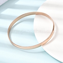 Bracelets simples en acier inoxydable 304 pour femmes et hommes&nbsp;BJEW-Z167-01M-03