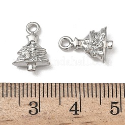 Pendentifs de Noël en alliage de cristal et strass&nbsp;FIND-L026-01G-P