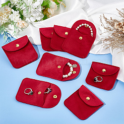 12 x Samtbeutel zur Aufbewahrung von Schmuck&nbsp;ABAG-NB0001-92B