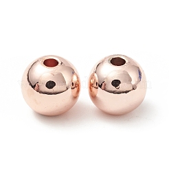 Cremagliera perle di ottone di placcatura&nbsp;KK-WH0034-02K-RG
