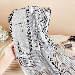 Tissu polyester à paillettes&nbsp;AJEW-WH0348-452B