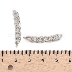 Ciondoli connettore in ottone con micro pavé di zirconi chiari&nbsp;KK-L223-016P
