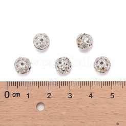Perline strass in Ottone&nbsp;RB-A011-8mm-01S