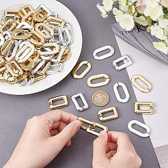 120 pz 4 anelli di collegamento in plastica ccb&nbsp;CCB-FH0001-09