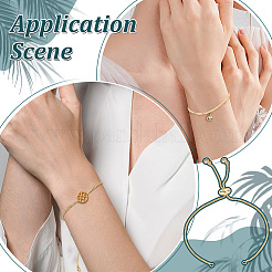 50 Stück Gestellbeschichtung Messing Kette Armbandherstellung&nbsp;KK-ME0003-56