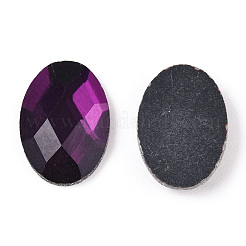 Cabochons di vetro placca&nbsp;GGLA-R007-14x10mm-08