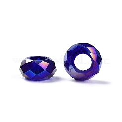 Perle di vetro trasparente europei&nbsp;GPDL-N005-D14mm-A15