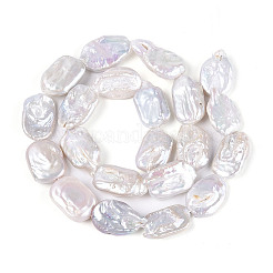 Natürliche Barock Keshi Perlen Stränge&nbsp;PEAR-S020-D05-01