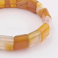 Braccialetti di stirata agata naturale&nbsp;BJEW-F254-F18