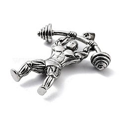 Pendente in lega stile tibetano&nbsp;TIBE-L012-038AS-07
