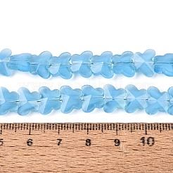 Chapelets de perles en verre opaques&nbsp;GLAA-N073-01F