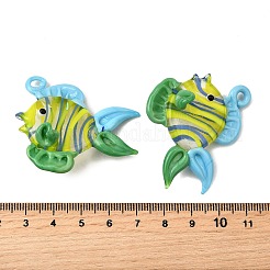 Pendentifs vernissées manuelles&nbsp;LAMP-S079-04B