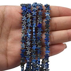 Natürlicher Lapislazuli Perlenstränge&nbsp;G-F817-A03-01