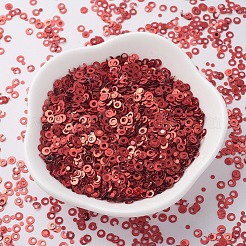 Schmuckzubehör Kunststoff Paillette / Pailletten Perlen&nbsp;PVC-E001-06-YD03