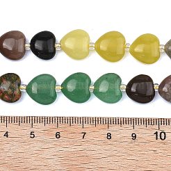 Stränge aus naturgrünen Aventurin-&nbsp;G-B185-A07