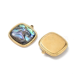 Paua naturale pendenti shell&nbsp;SA-CBA11D7-14B-G
