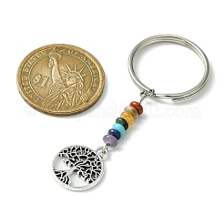 Porte-clés pendentif arbre de vie en alliage&nbsp;KEYC-JKC00591-05