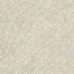 Perline rotonde di semi di vetro trasparente luminoso&nbsp;GLAA-F124-D02-B