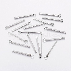 Pendentifs en acier inoxydable 304 résistant au ternissement&nbsp;LS-STAS-P186-05P-18mm