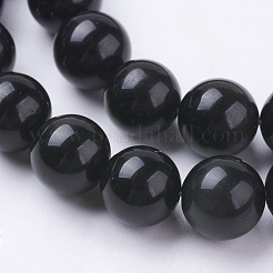 Perles en obsidienne naturelle&nbsp;X-G-G099-10mm-24