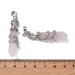Ciondoli quazo rosa naturale&nbsp;G-A241-01P-19