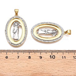 Ottone micro spianare pendenti zirconi&nbsp;KK-T070-23G-02