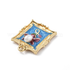 Pendentifs d'émail en alliage&nbsp;FIND-G089-02G-06