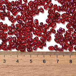 Spray bemalte Glasperlen&nbsp;SEED-F005-11A-05