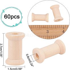 60 rocchetto vuoto di legno per filo&nbsp;WOOD-OC0002-36