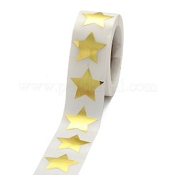 Metallic Folie Sternform Papier Aufkleber Etiketten&nbsp;X-DIY-E023-03