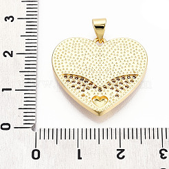 Pendentifs en laiton zircon cubique transparent&nbsp;KK-N268-34G