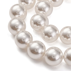 Perles de verre nacrées cuites au four&nbsp;PEAR-H019-02E-04