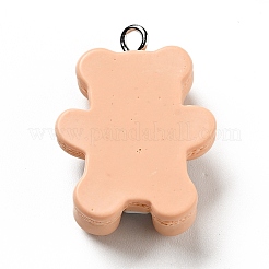 Pendentifs en résine opaque&nbsp;X-RESI-G043-F10