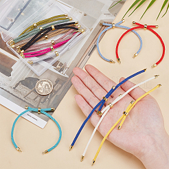 14 Stück 14 Farben Nylonschnur zum Basteln von Armbändern&nbsp;MAK-ME0001-05
