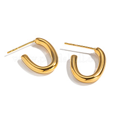 Boucles d'oreilles à clous en acier inoxydable 304 en forme de U&nbsp;QT1694