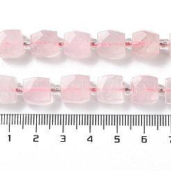 Natürlichen Rosenquarz Perlen Stränge&nbsp;G-B065-A01