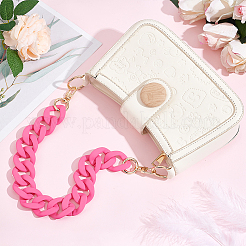 Taschenriemen aus Acryl mit Curban-Kette&nbsp;FIND-WH0128-04