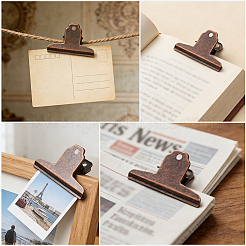 Clips de bouledogue de fer&nbsp;AJEW-CP0011-50R